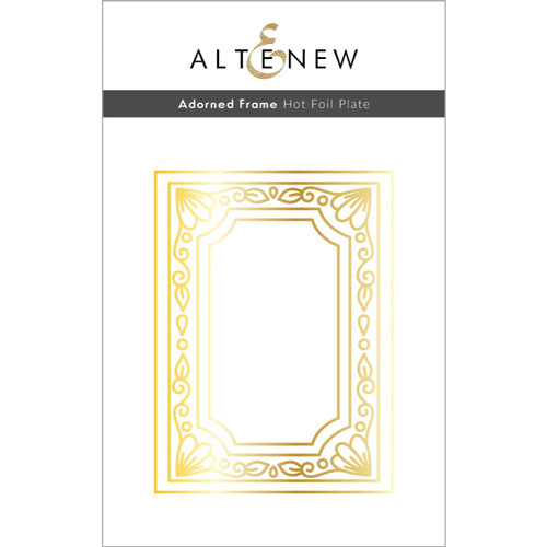 Adorned Frame, Altenew Hot Foil Plates -