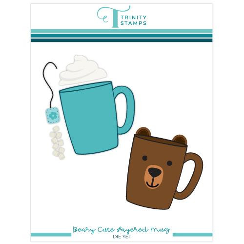 Beary Cute Layered Mug, Trinity Stamps Dies -