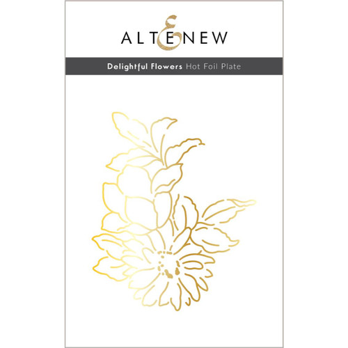 Delightful Flowers, Altenew Hot Foil Plates -
