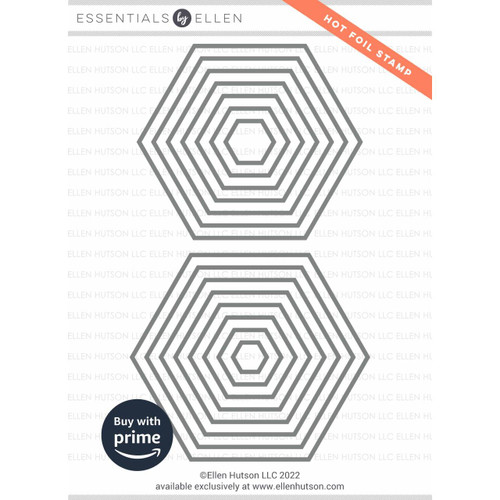 Essential Hexagons, Essentials by Ellen Hot Foil Stamps -