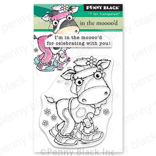 In the Moooo'd, Penny Black Clear Stamps -