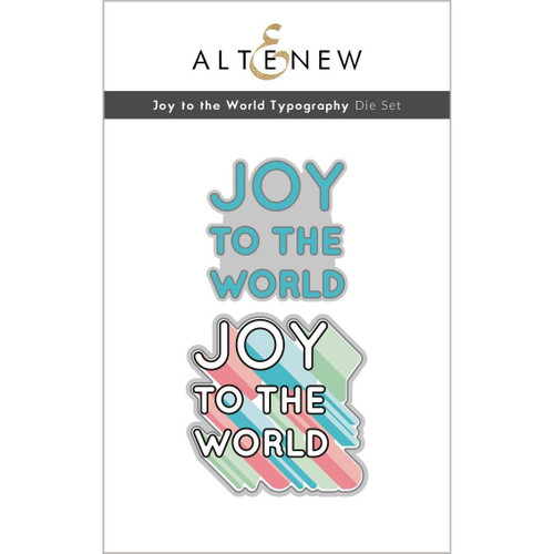 Joy to the World Typography, Altenew Dies -