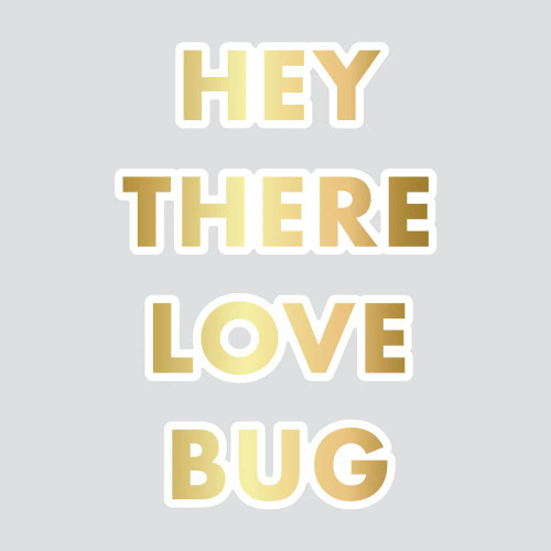 Love Bug, Honey Cuts Hot Foil Plate & Dies -