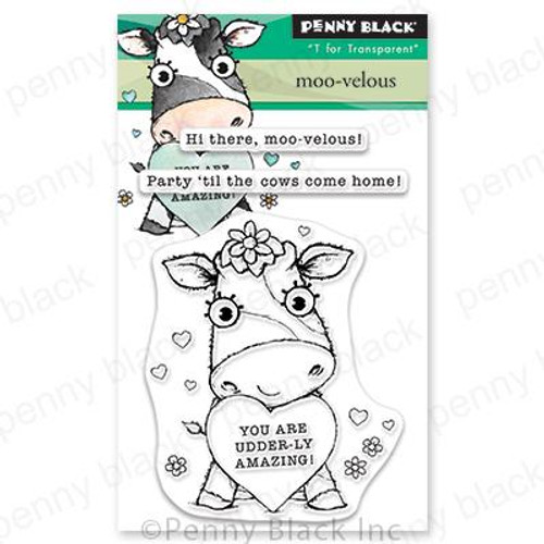 Moo-velous, Penny Black Clear Stamps -