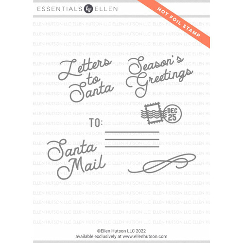 Santa Mail by Julie Ebersole, Essentials by Ellen Hot Foil Stamps -