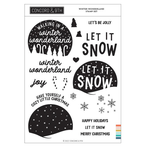 Winter Wonderland, Concord & 9th Clear Stamps -